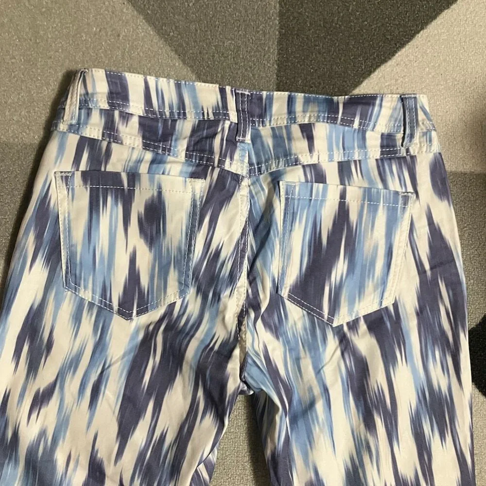 NWT INC International Concepts Tie Dye Streaked Skinny Leg Pants Women's Size 10 - Picture 5 of 8